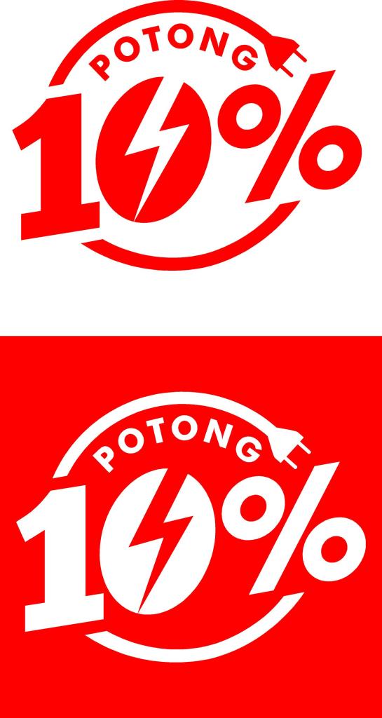 Logo Potong Sepuluh Persen Final